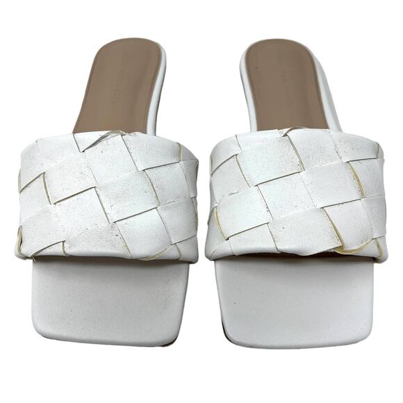 Princess Polly Koko Sandal Basket Weave Slide Slip On - 7 - Picture 1 of 8